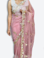 Azure Ethereal Regal Elegance Saree