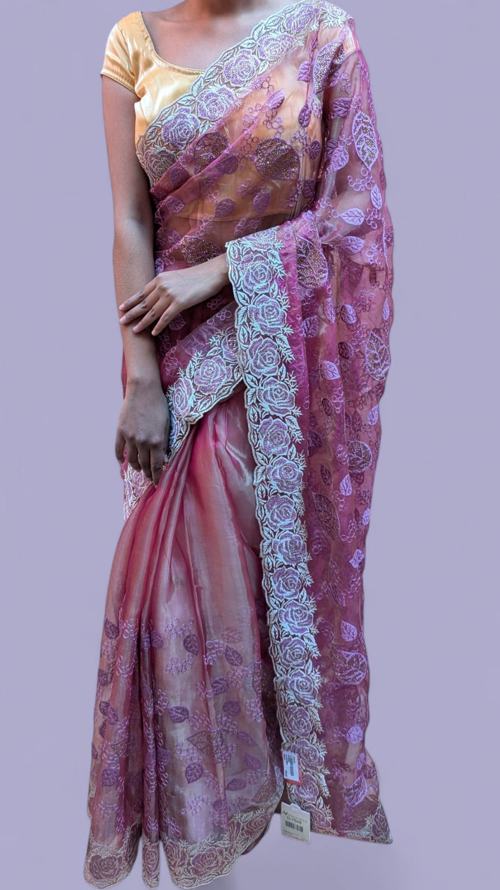 Blush Ethereal Regal Elegance Saree