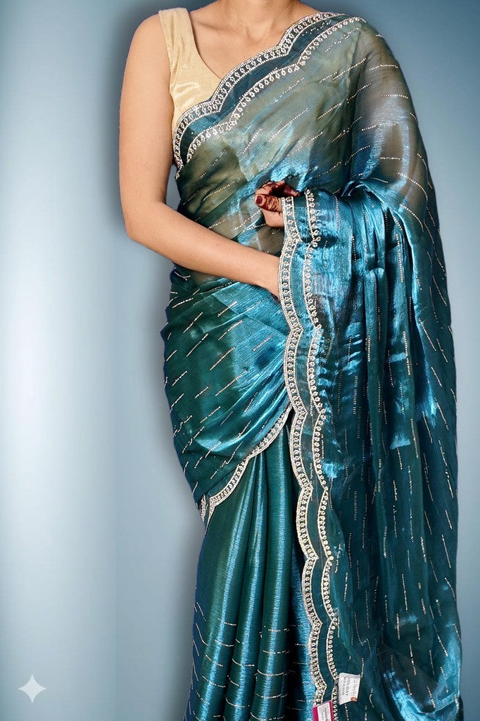 Sapphire Regal Opulent Mystique Saree