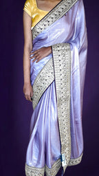 Orchid Celestial Regal Elegance Saree