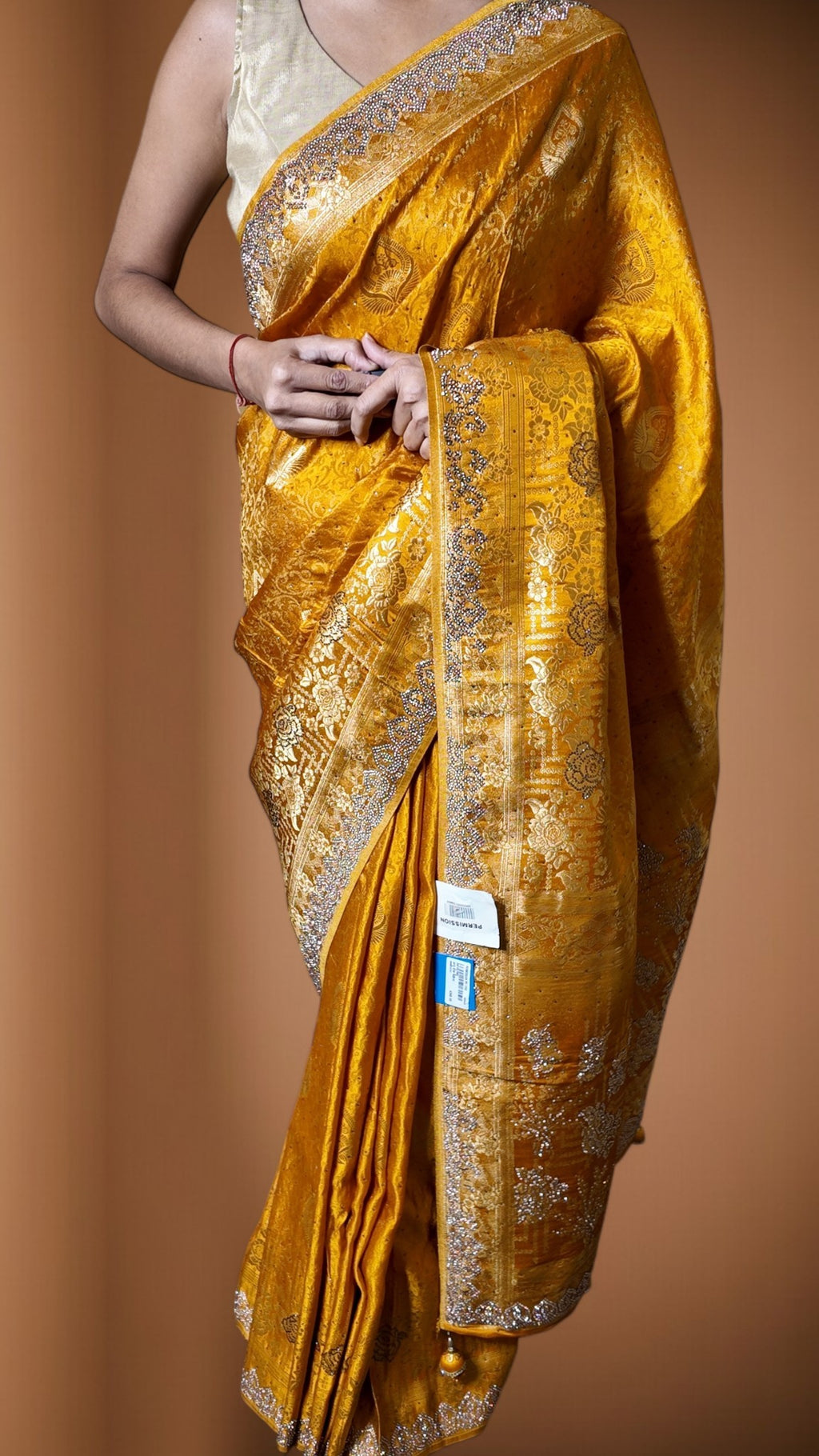 Saffron Regal Opulent Essence Saree