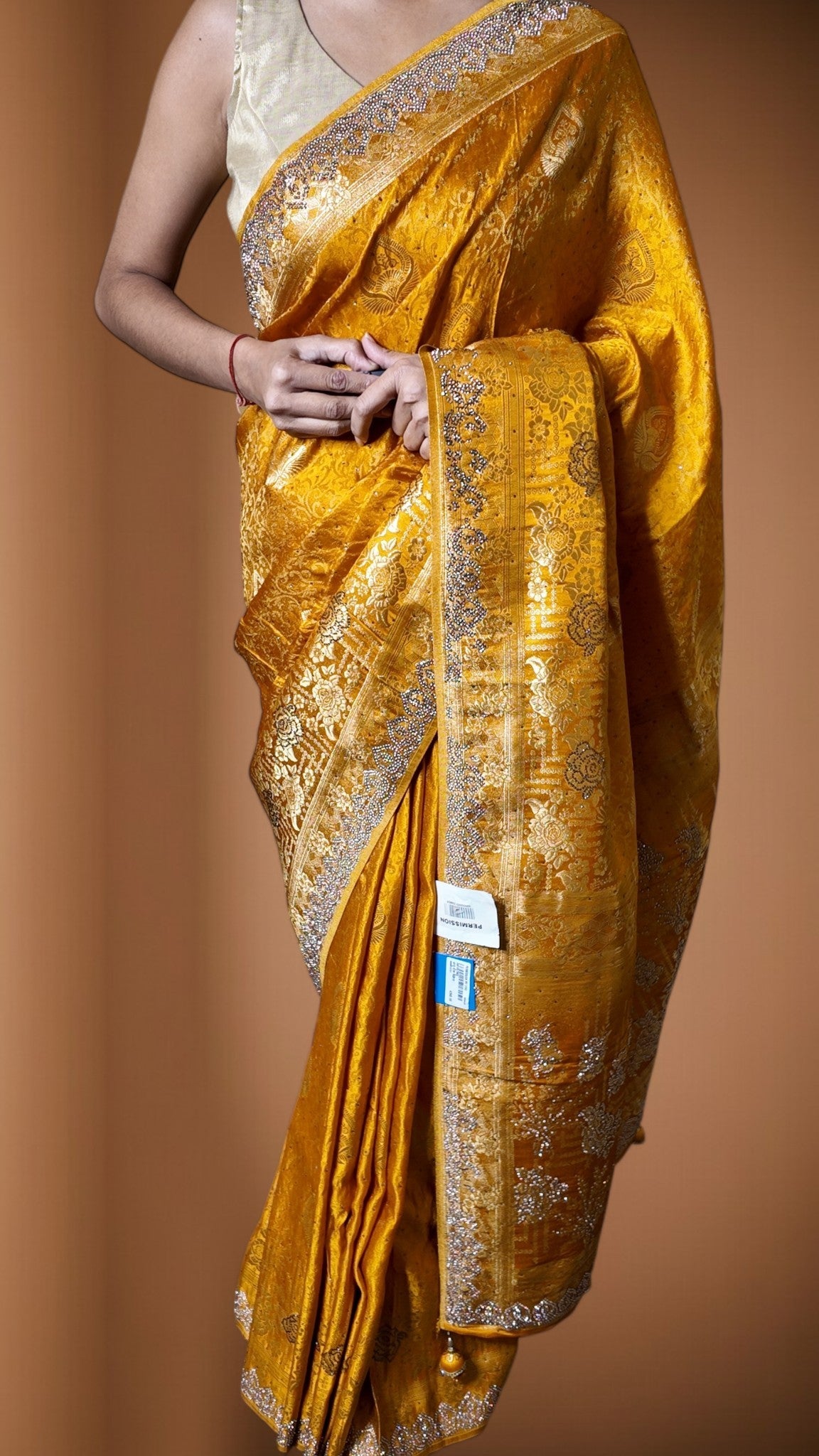 Gilded Regal Heritage Opulent Saree