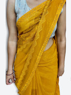 Saffron Regal Timeless Elegance Saree