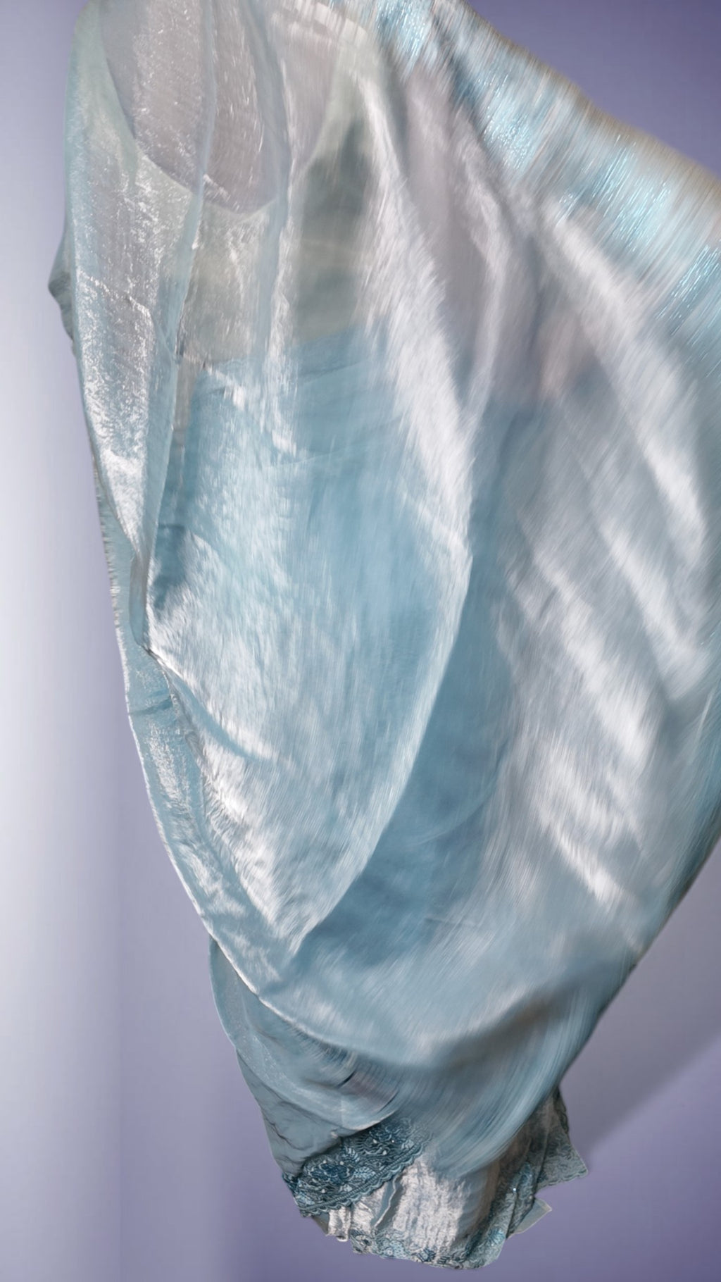 Azure Ethereal Regal Elegance Saree