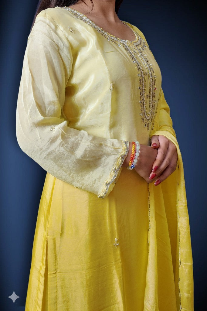 Saffron Regal Timeless Elegance Suit