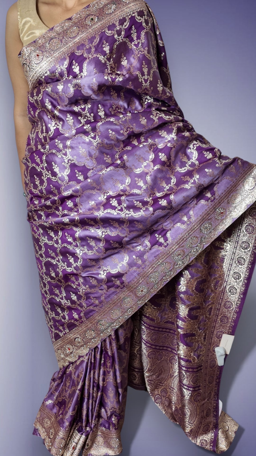 Amethyst Regal Opulent Heritage Saree