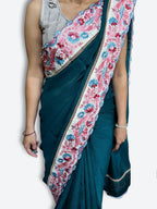 Jade Regal Bloom Elegance Saree