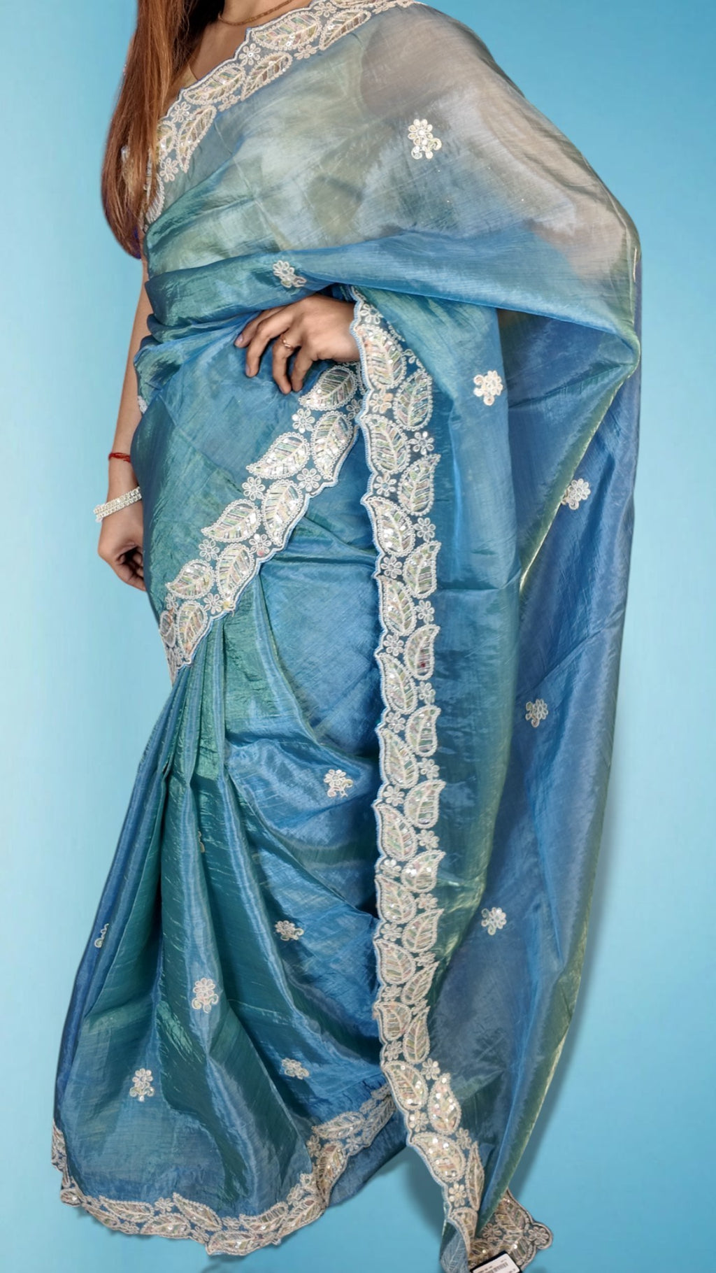 Blush Ethereal Graceful Couture Saree