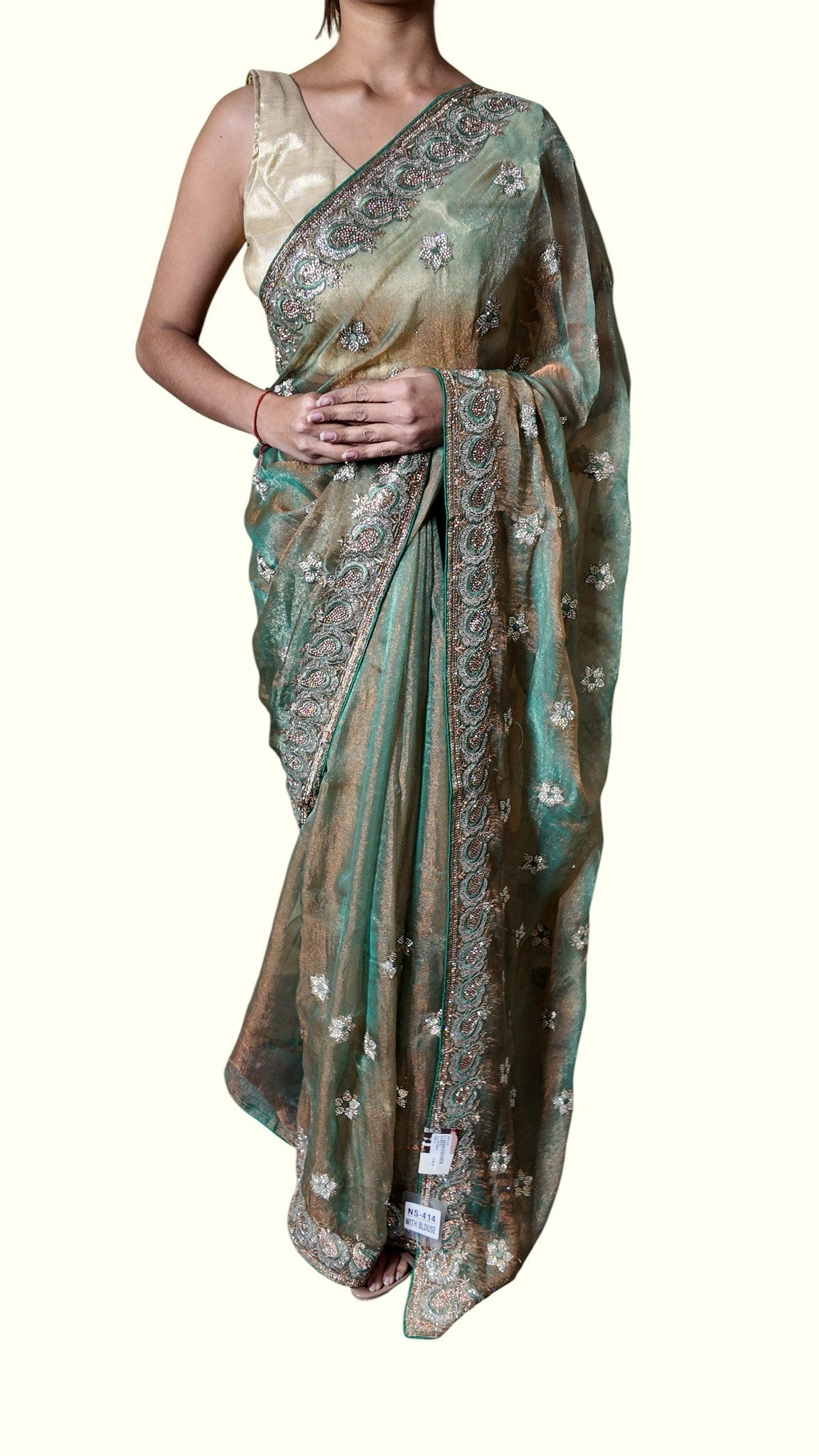 Jade Majestic Heritage Luxe Saree