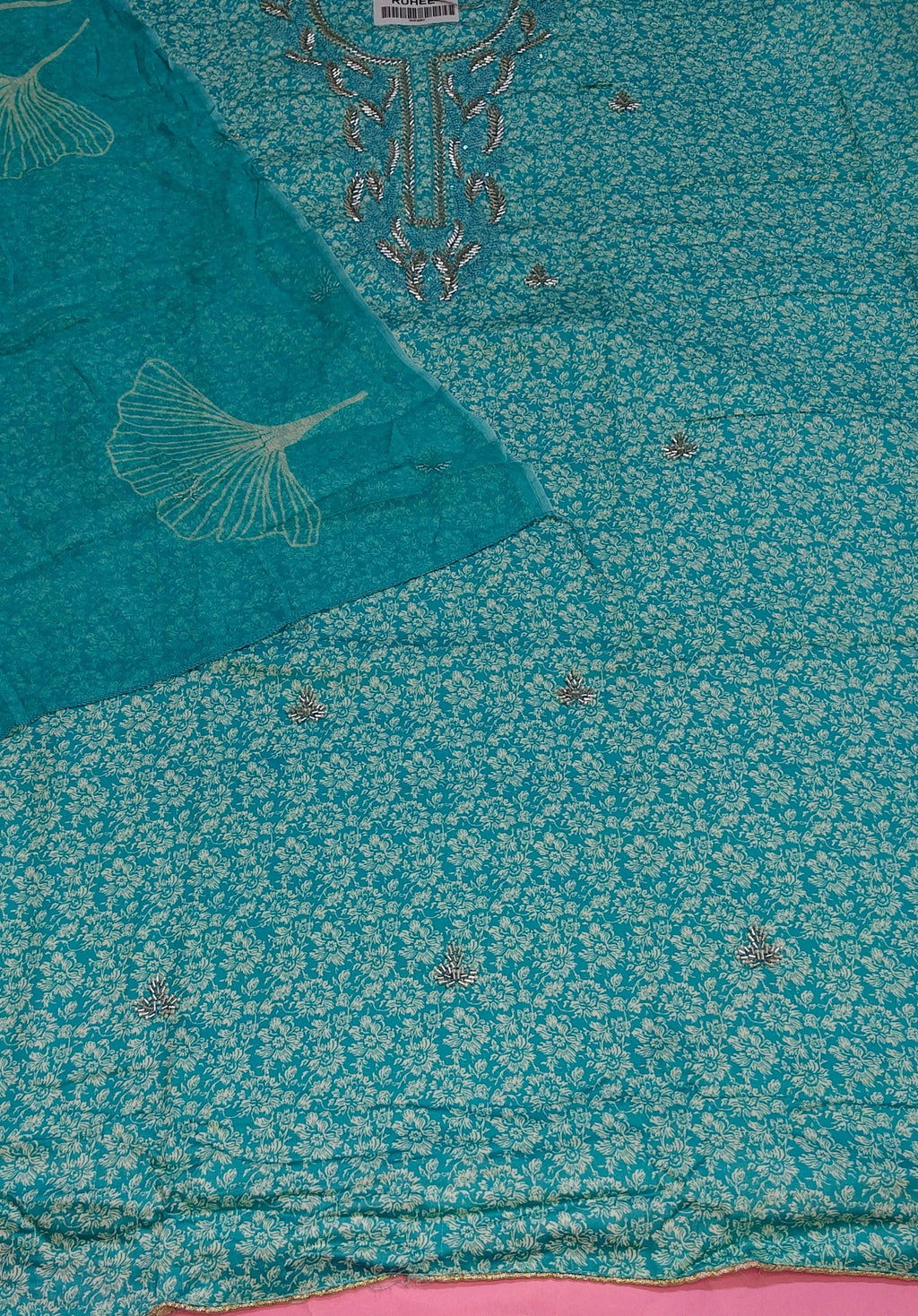 Turquoise Regal Opulent Elegance Suit