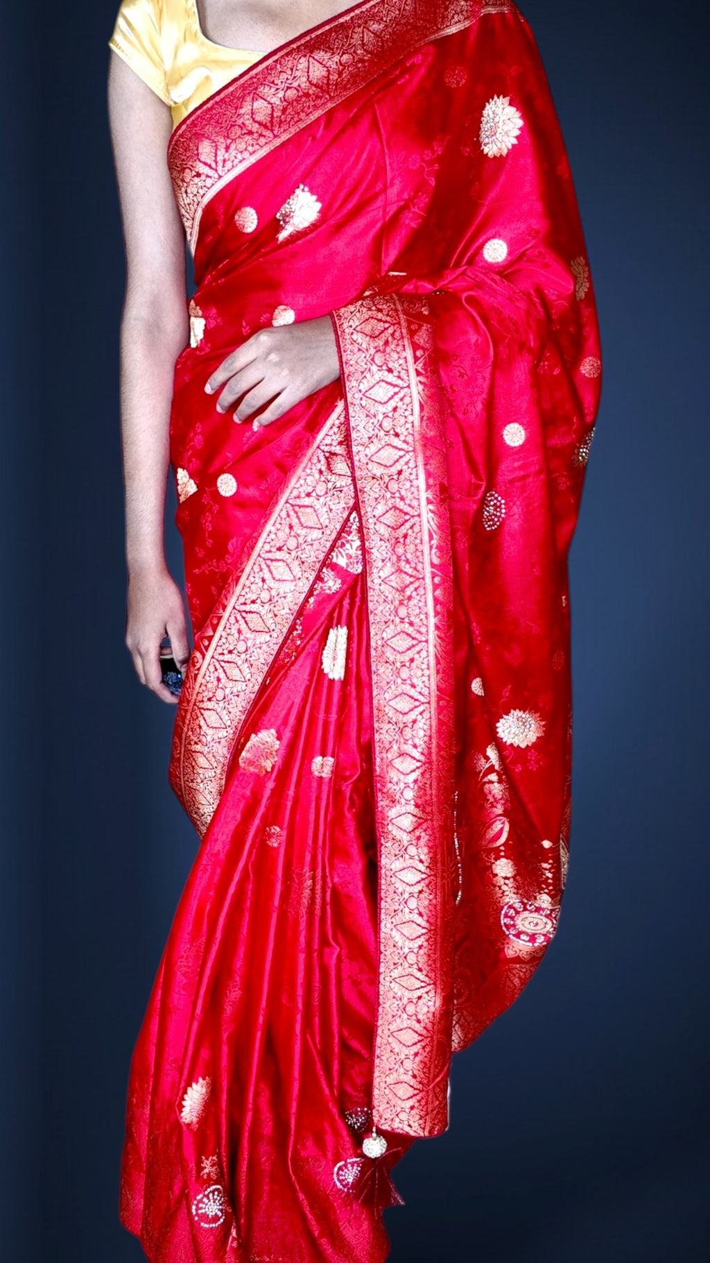 Crimson Regal Heritage Luxe Saree