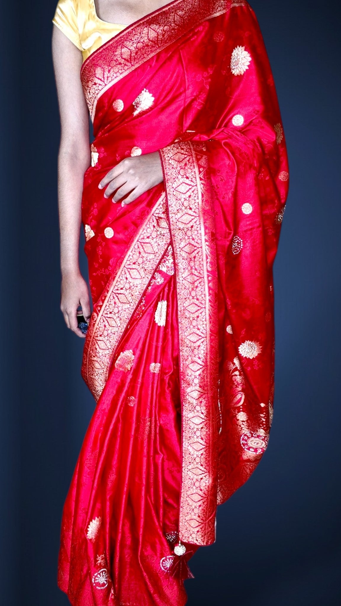 Crimson Regal Heritage Luxe Saree