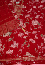 Crimson Regal Exquisite Couture Suit