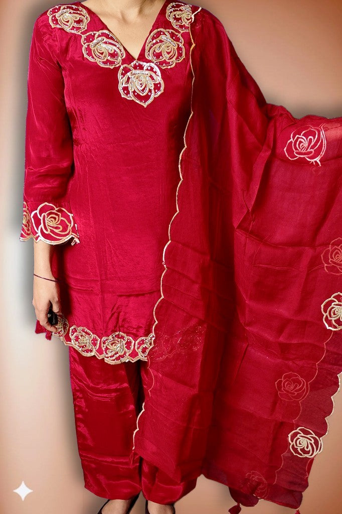 Burgundy Regal Heritage Luxe Suit