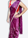 Amethyst Regal Exquisite Bloom Saree