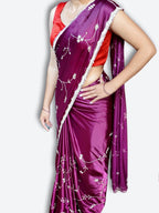 Amethyst Regal Exquisite Bloom Saree