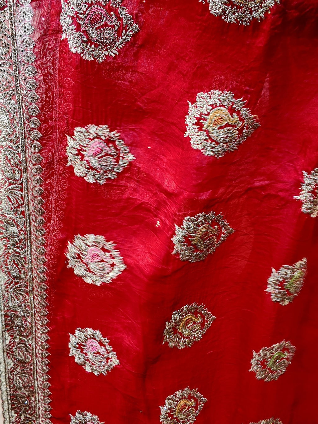 Crimson Regal Exquisite Heritage Saree