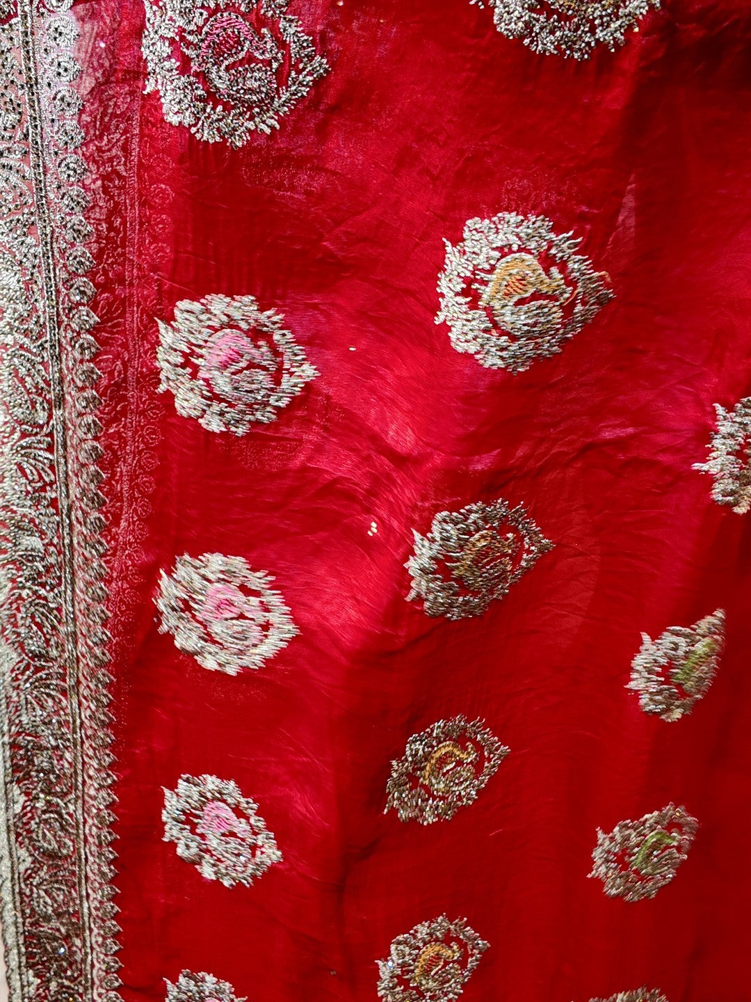 Crimson Regal Exquisite Heritage Saree