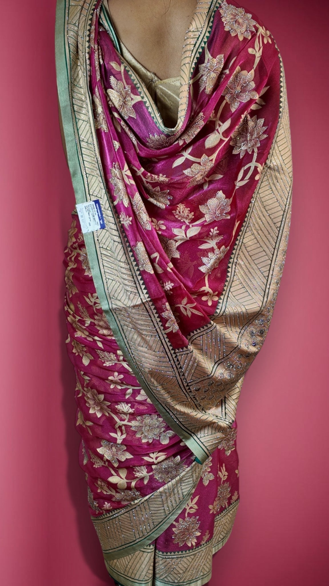 Fuchsia Regal Opulent Heritage Saree