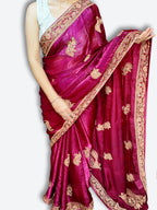 Crimson Regal Exquisite Heritage Saree
