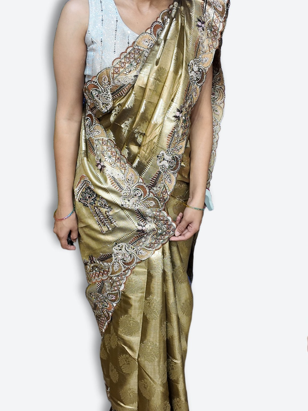 Gilded Regal Opulent Heritage Saree