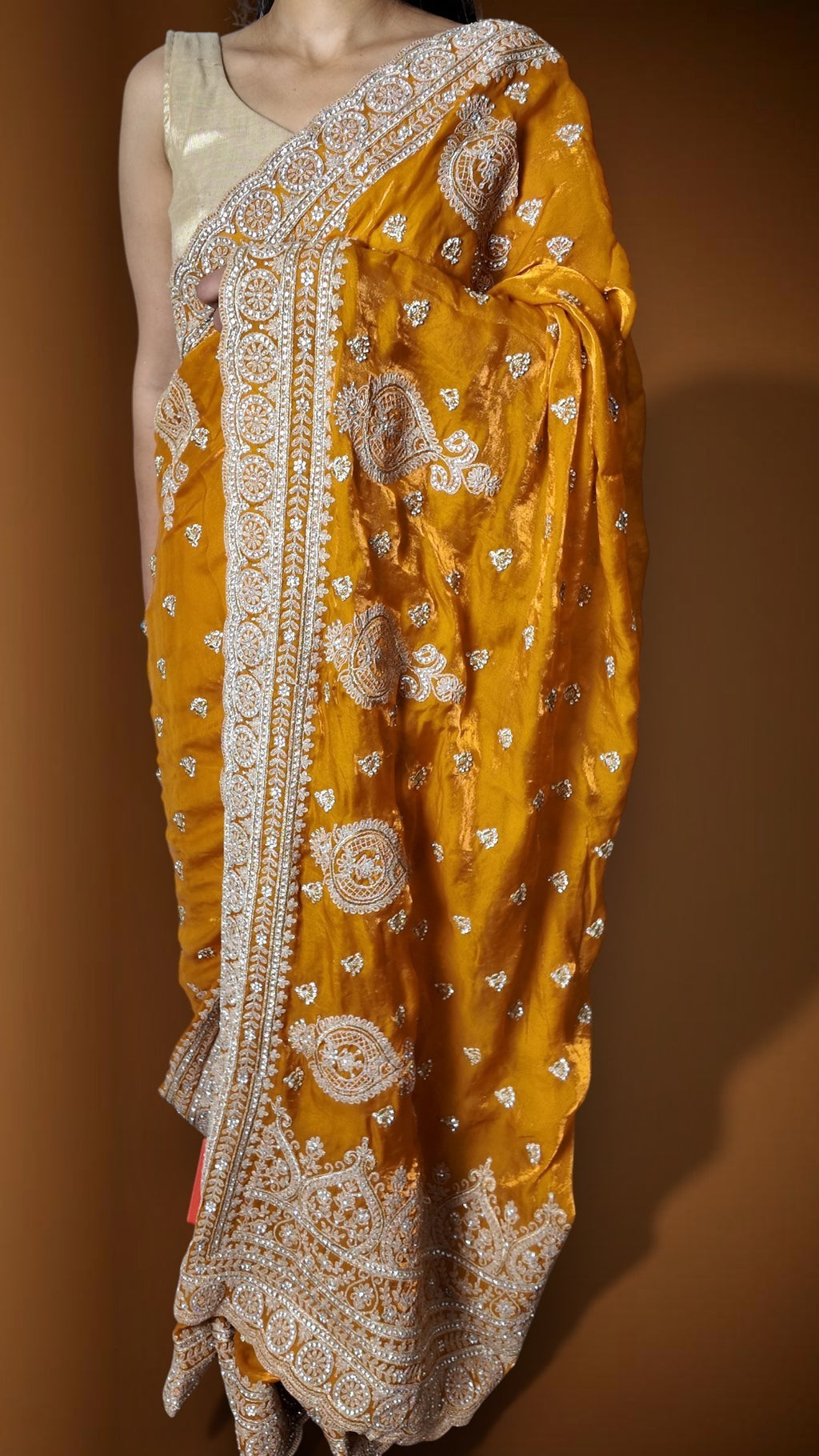 Saffron Regal Exquisite Heritage Saree