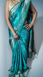 Crimson Regal Heritage Luxe Saree