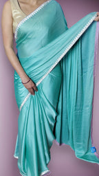 Mint Ethereal Regal Luxe Saree