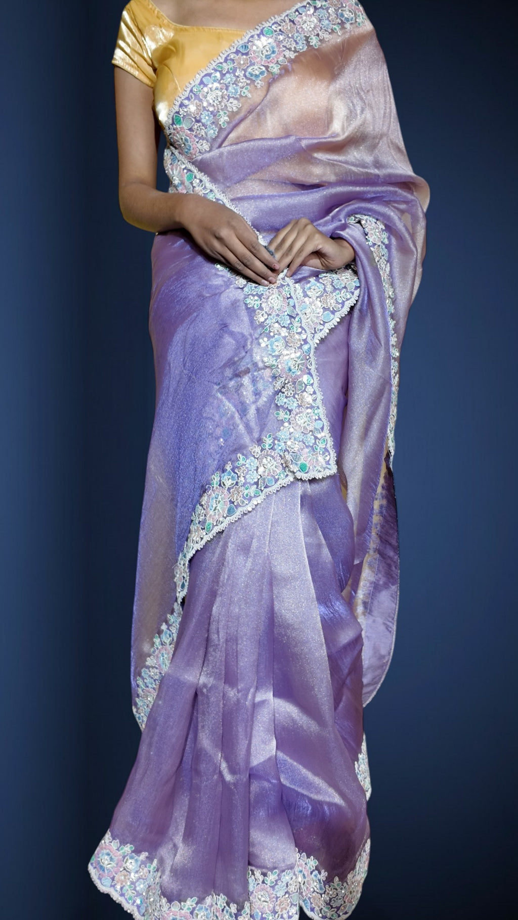 Orchid Regal Ethereal Elegance Saree