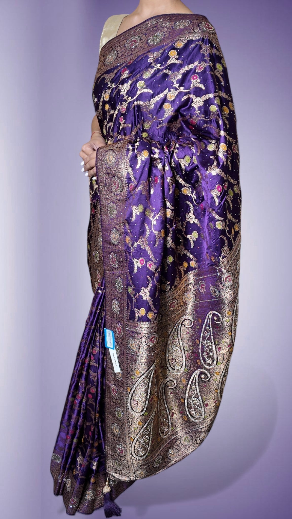 Amethyst Regal Opulent Heritage Saree