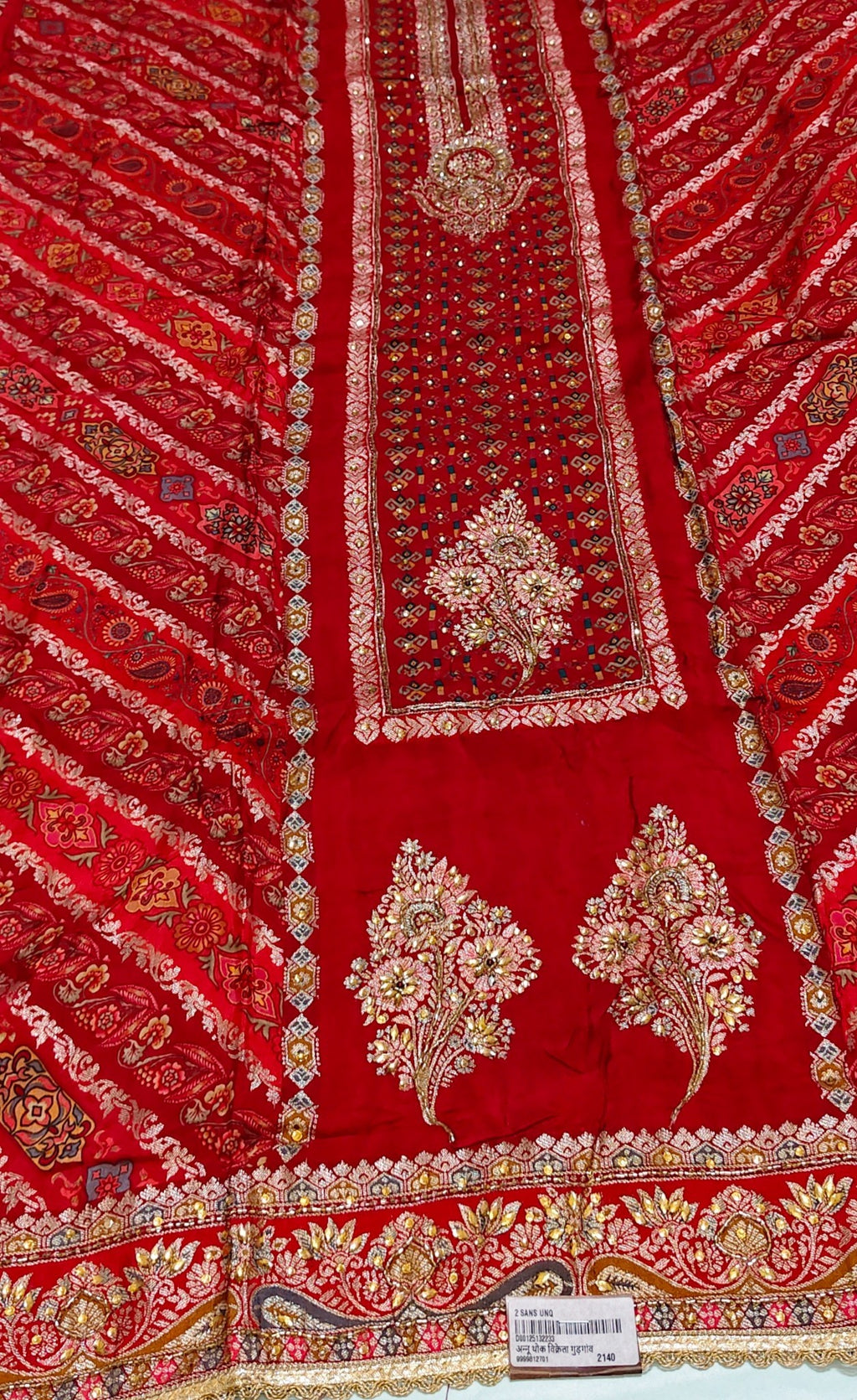 Crimson Regal Opulent Couture Saree