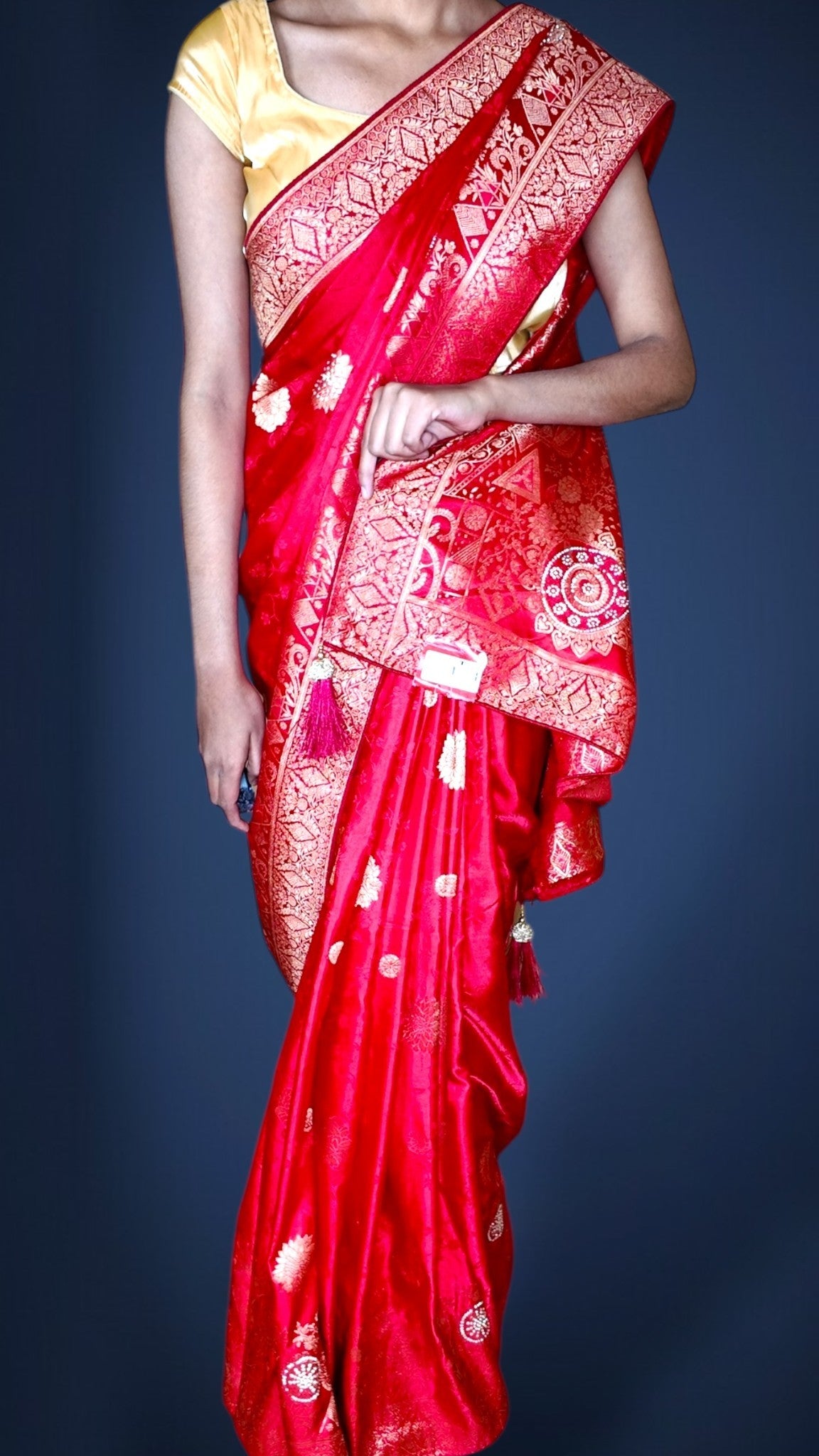 Crimson Regal Heritage Luxe Saree