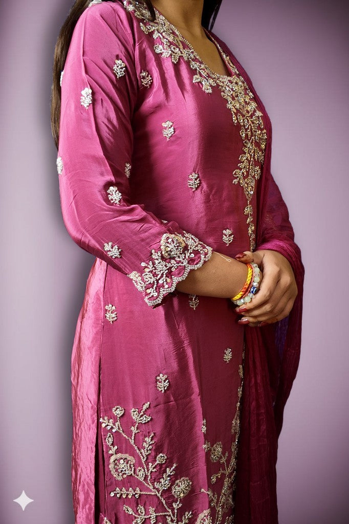 Fuchsia Regal Exquisite Elegance Suit