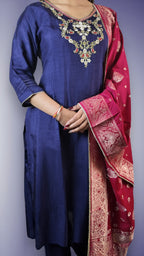 Sapphire Regal Opulent Charm Suit