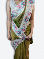 Sage Regal Exquisite Elegance Saree