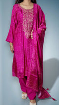 Fuchsia Regal Opulent Couture Suit
