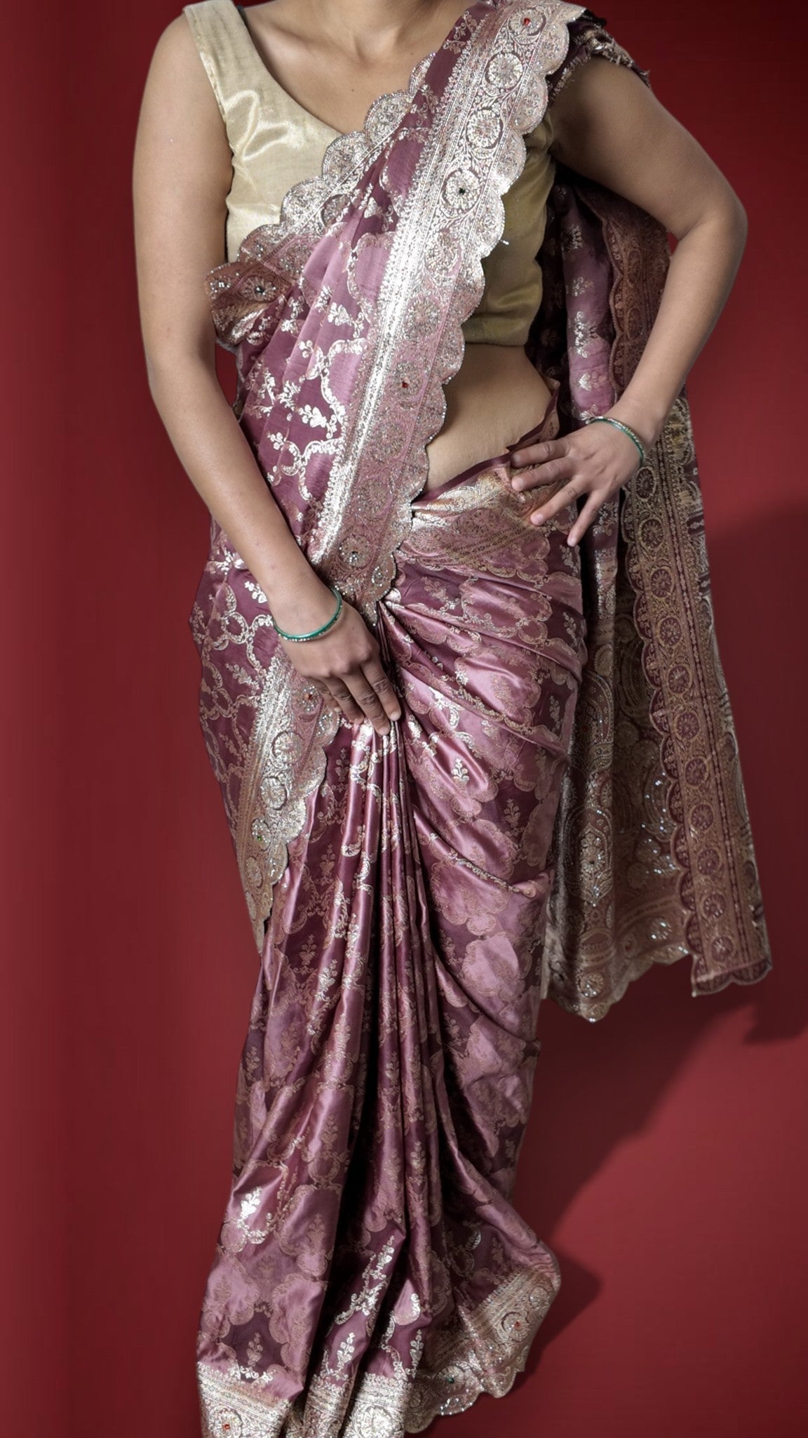 Amethyst Regal Opulent Heritage Saree