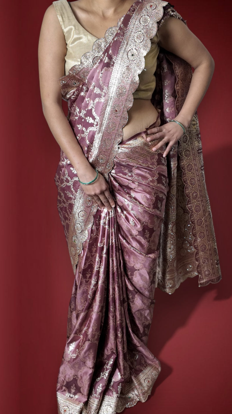 Amethyst Regal Opulent Heritage Saree