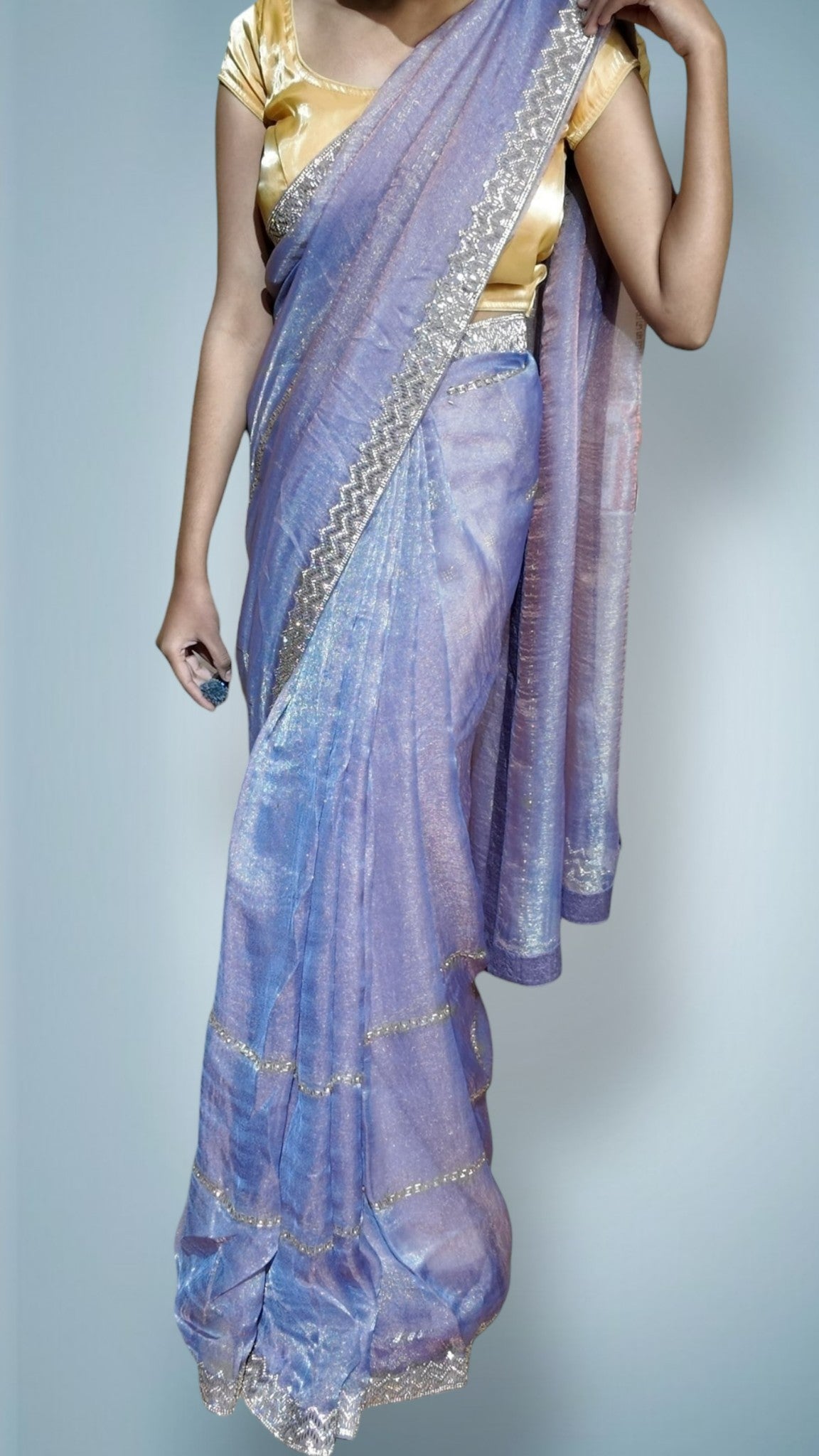 Orchid Ethereal Radiant Elegance Saree