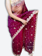 Bordeaux Regal Heritage Luxe Saree