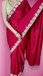 Fuchsia Regal Opulent Essence Saree