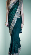 Emerald Regal Heritage Luxe Saree