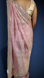 Blush Radiant Couture Elegance Saree