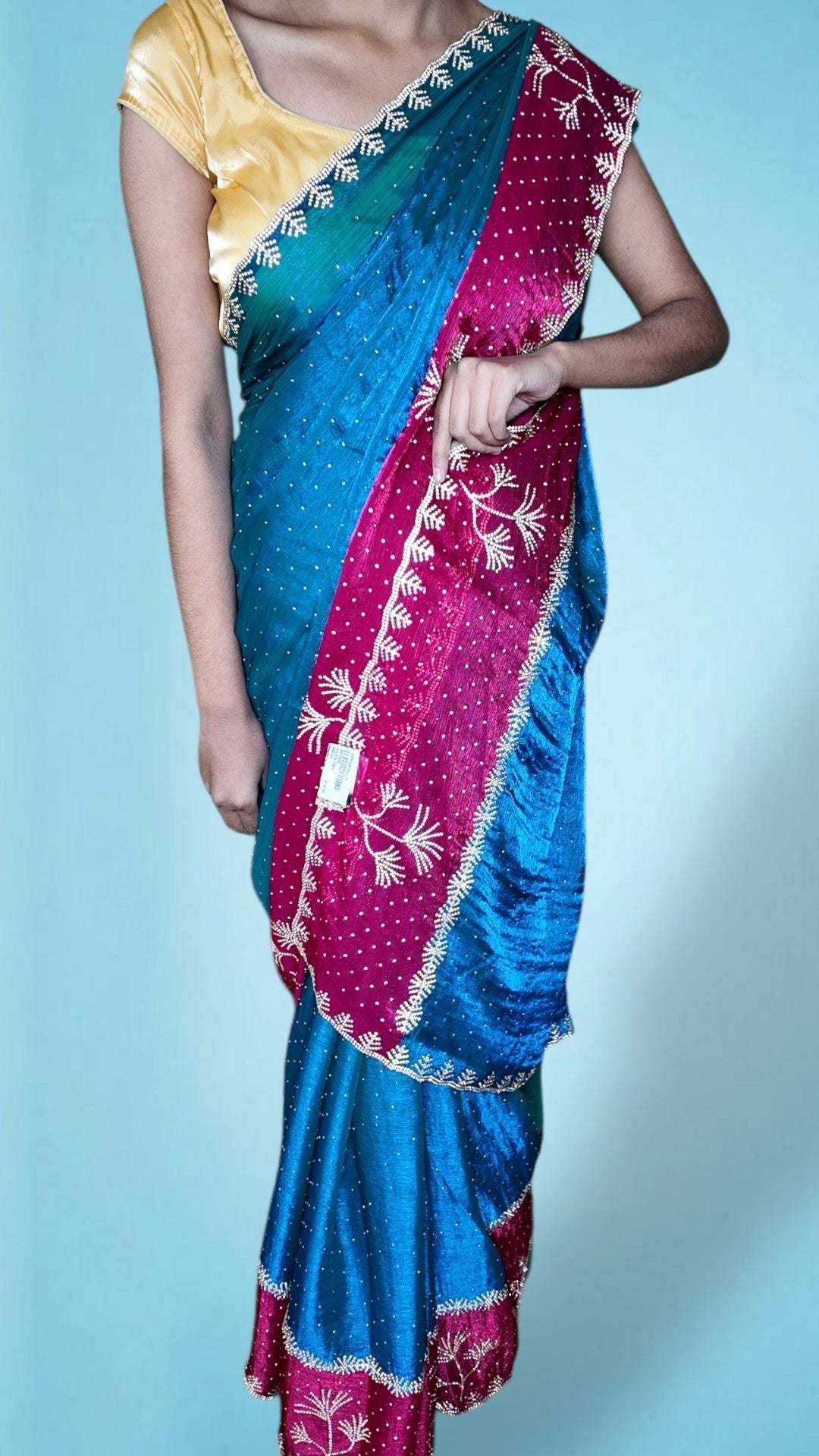 Jade Radiant Heritage Charm Saree