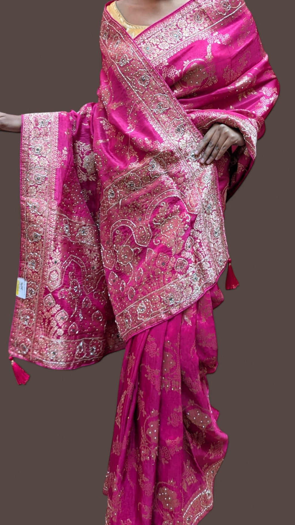 Fuchsia Regal Opulent Heritage Saree