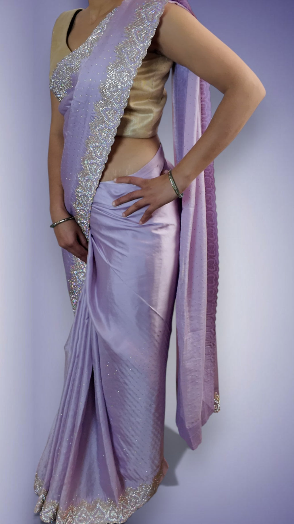 Sapphire Regal Opulent Mystique Saree