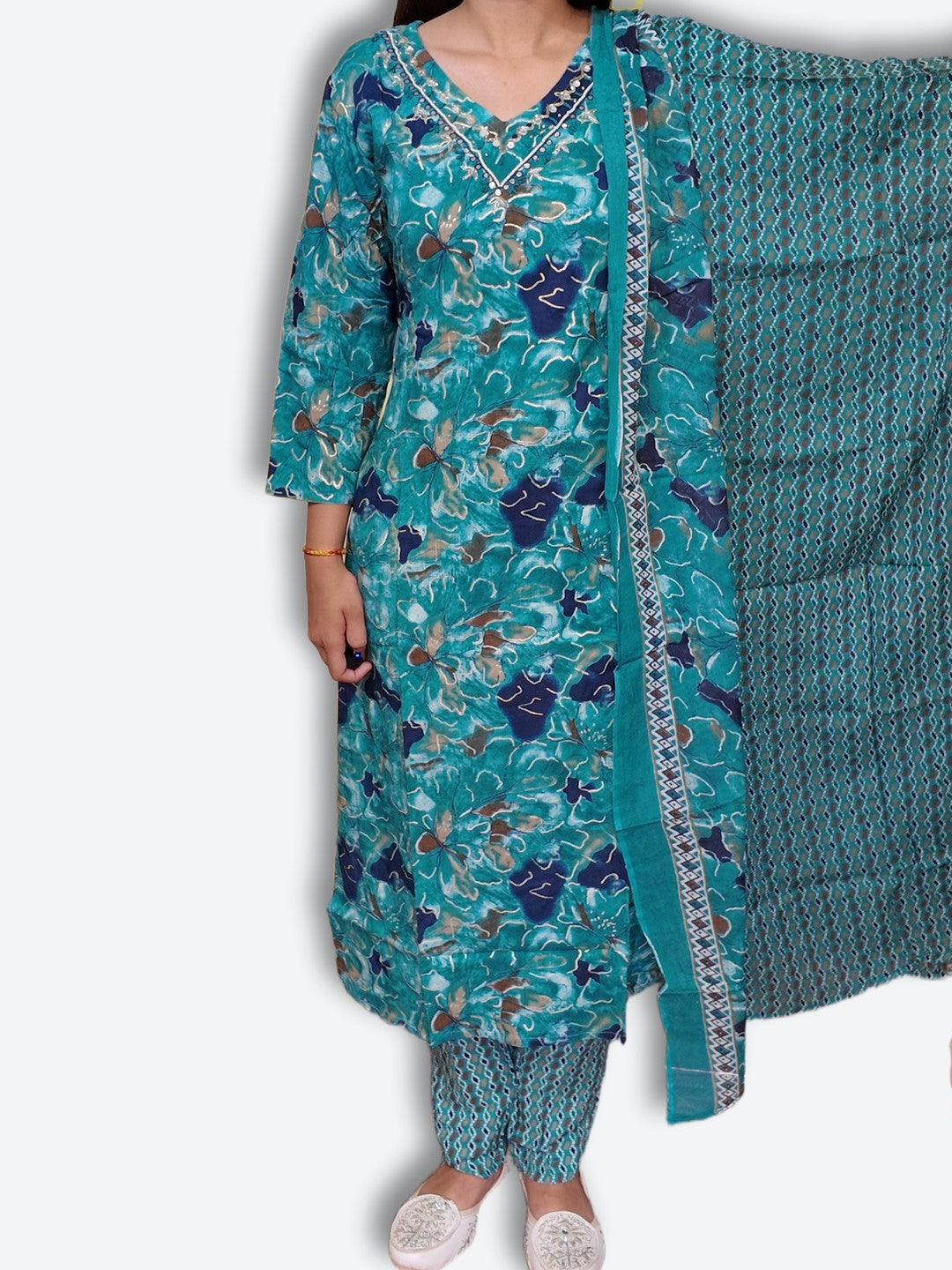 Jade Regal Couture Bloom Suit