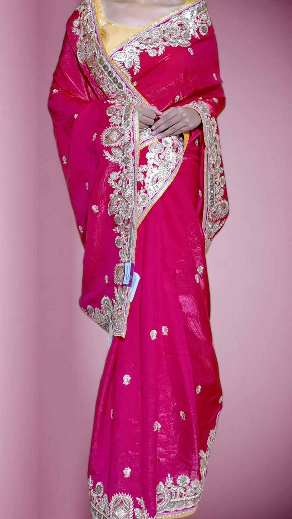 Fuchsia Regal Opulent Elegance Saree