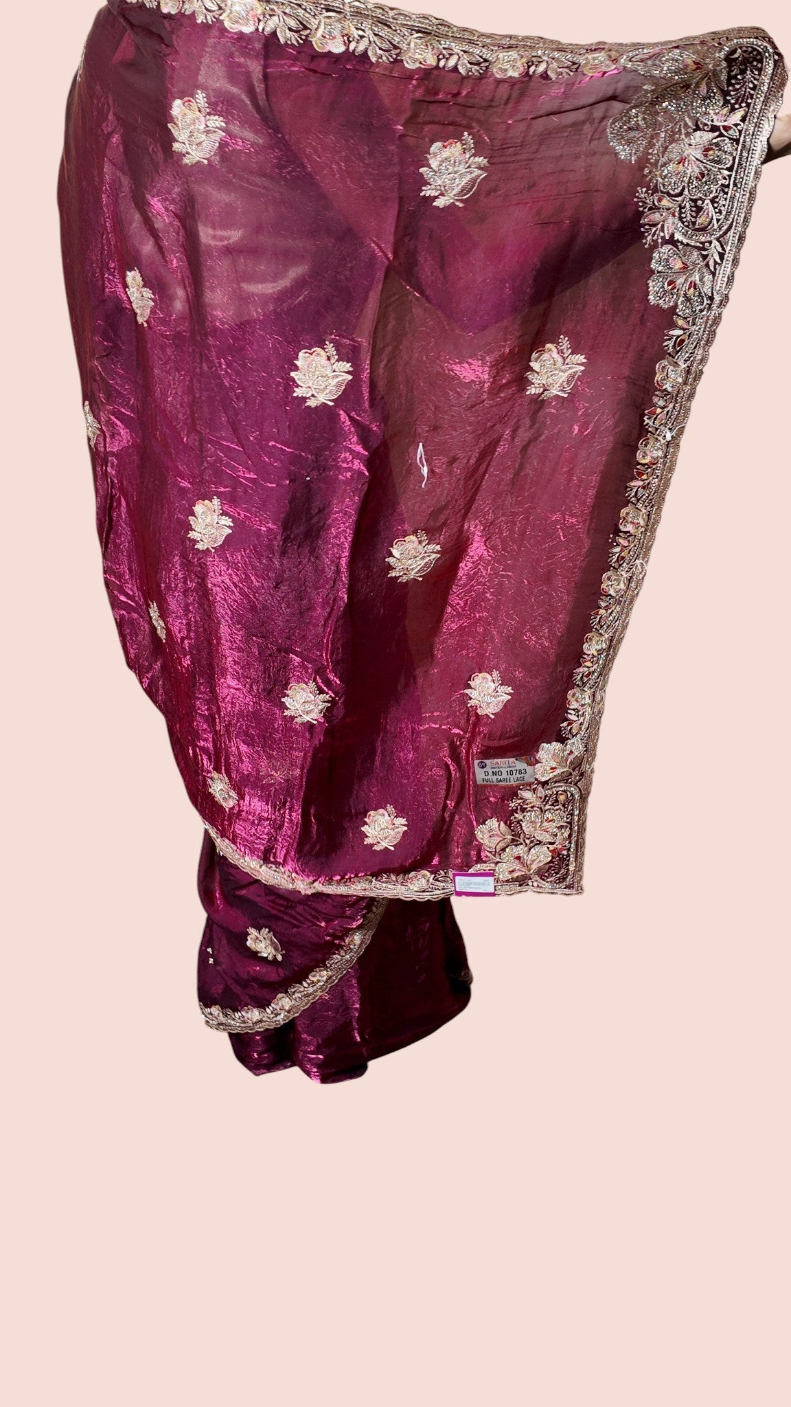 Bordeaux Regal Exquisite Heritage Saree