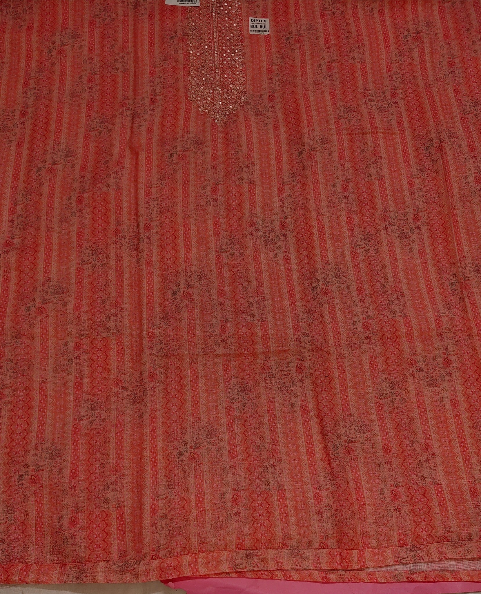Coral Radiant Majestic Couture Suit